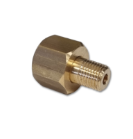 GasTek® 1/4" NPT Male to 3/8" BSP Female 300 Bar Rated Brass Adaptor