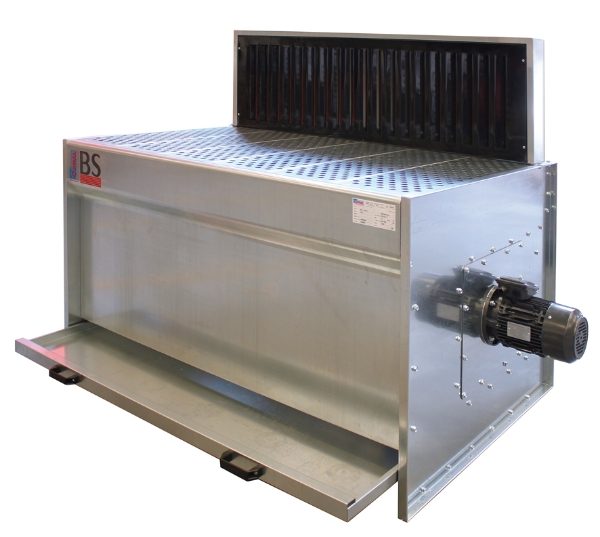 MBS Downdraft Bench 2500mm x 900mm with Built-in Fan