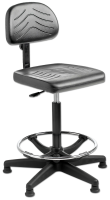 Industrial PU Welders Chair 550mm-800mm Foot Rest