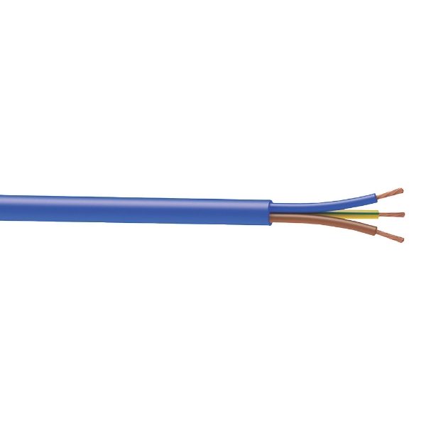 1.5mm2 Blue 240V 3-Core Electrical Cable
