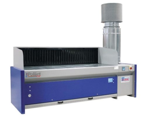 2500mm Downdraft bench with automatic filter cleaning system
