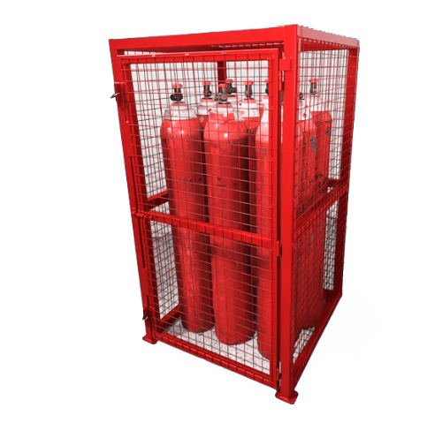 Realguard® Heavy Duty Gas Cylinder Cage with Roof & Floor 1700h x 700w x 700d