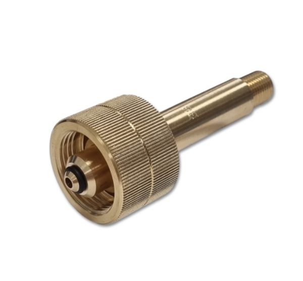 NEVOC ISO 5145 No 38 Brass Hand-Tight Cylinder Connector 100mm Long x ¼" NPT