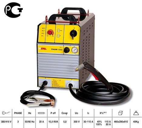 Thor 103 Plasma Cutter 415V Package with No 1 Torch