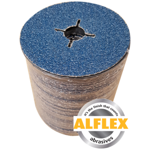 100 x 16mm Zirconia Sanding Discs - Alflex