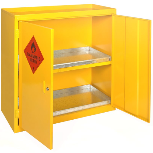 Paint & Storage Locker (915 x 915 x 457mm) with Shelf