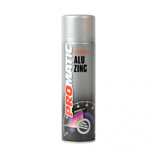 Promatic Silver Zinc Galv Spray Aerosol Can (500ml)