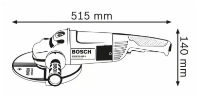 Bosch GWS 22-180 180mm Angle Grinder 240V