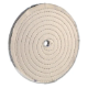 4" x 2" (4 Sections) White Stitched Polishing Mop