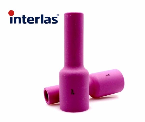 0315083L Interlas Gas Lens Long Ceramic Cup 7/16" Bore x 3"