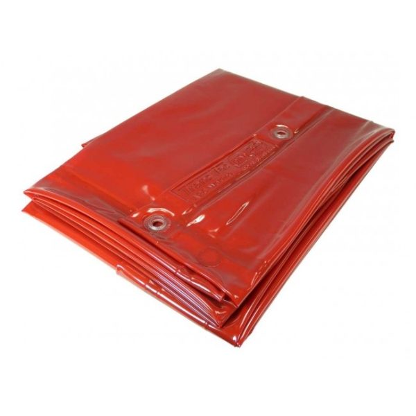 Welding Curtain Red Width 1300mm x Height 2400mm EN1598, EN 25980