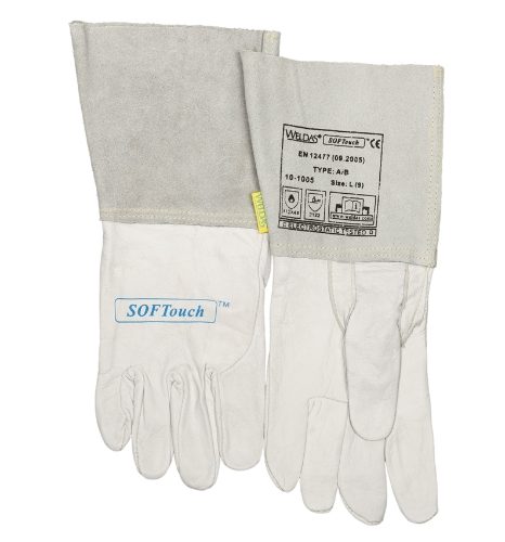 Weldas SOFTouch 10-1005 Calfskin TIG Welding Gloves
