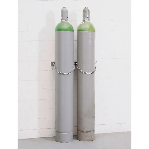 2 Steel Gas Cylinder Wall Bracket 230mm Diameter