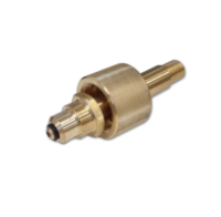 NEVOC ISO 5145 No 32 Brass Hand-Tight Cylinder Connector 100mm Long x ¼" NPT