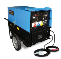 GenSet MPM 8/300 S-R 300 Amp Diesel Welder Generator with Wheel Kit Attached