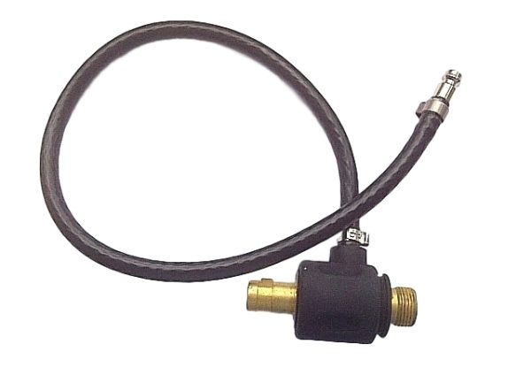 TIG Power Adaptor 35mm Dinse Plug and Quick-Release Gas Hose Connection
