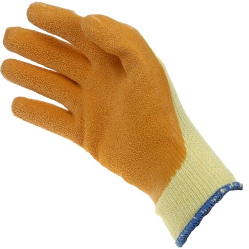 Orange Latex Grip Glove Size 10