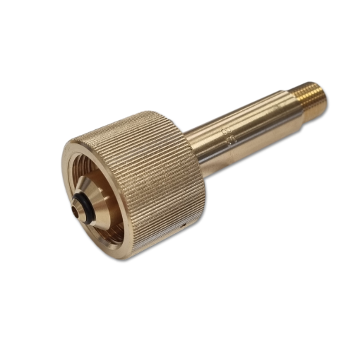 NEVOC ISO 5145 No 32 Brass Hand-Tight Cylinder Connector 100mm Long x ¼" NPT