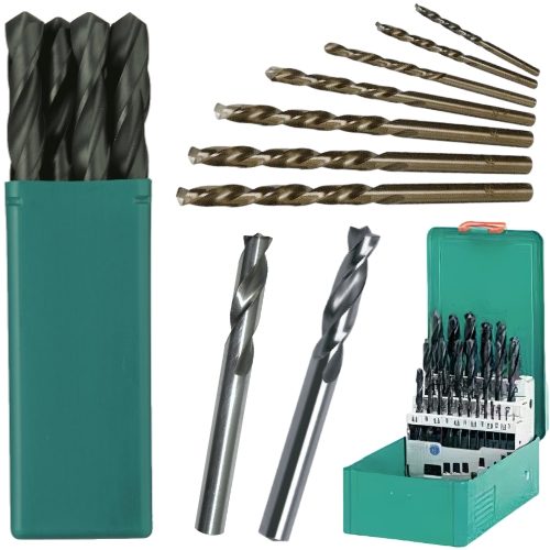 uxcell Carbide Twist Drill Bits 1mm Metric Spiral Flutes Straight Shank Tungsten Steel Drilling Tool for Stainless Steel Alloy Metal 