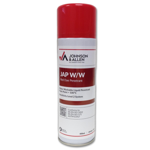 JAP W/W Red Dye Penetrant 400ml Aerosol