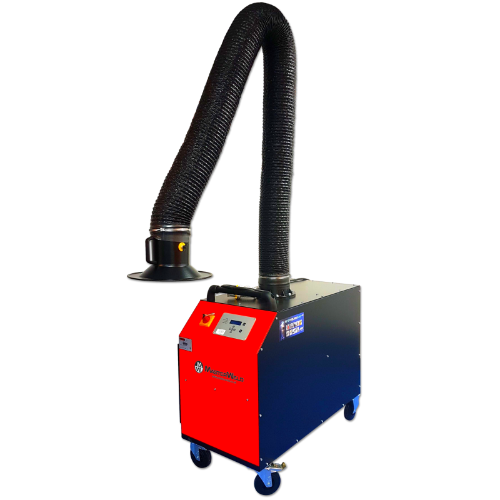 MasterWeld MW1800 110V Mobile Welding Fume Extractor with 3 Metre Self-Support Arm