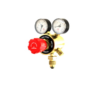 Wescol Acetylene 1.5 Bar Two Stage Gas Regulator Bottom Entry