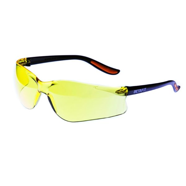 S.1437-AMB Amber Safety Glasses