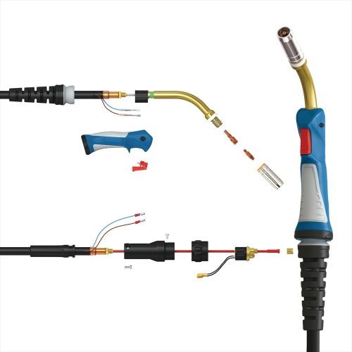 Max-Arc® MA25 Pro-Lite Air-Cooled MIG Welding Torch and Parts