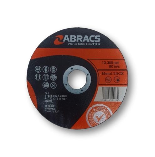 Abracs Proflex Metal Slitting Disc Inox 115 x 22 x 1mm