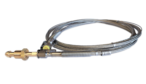 Hydrogen Chloride High Pressure Gas Hose with BS341 No6 Gas Cylinder Connection.