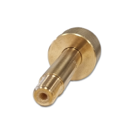 NEVOC ISO 5145 No 32 Brass Hand-Tight Cylinder Connector 100mm Long x ¼" NPT