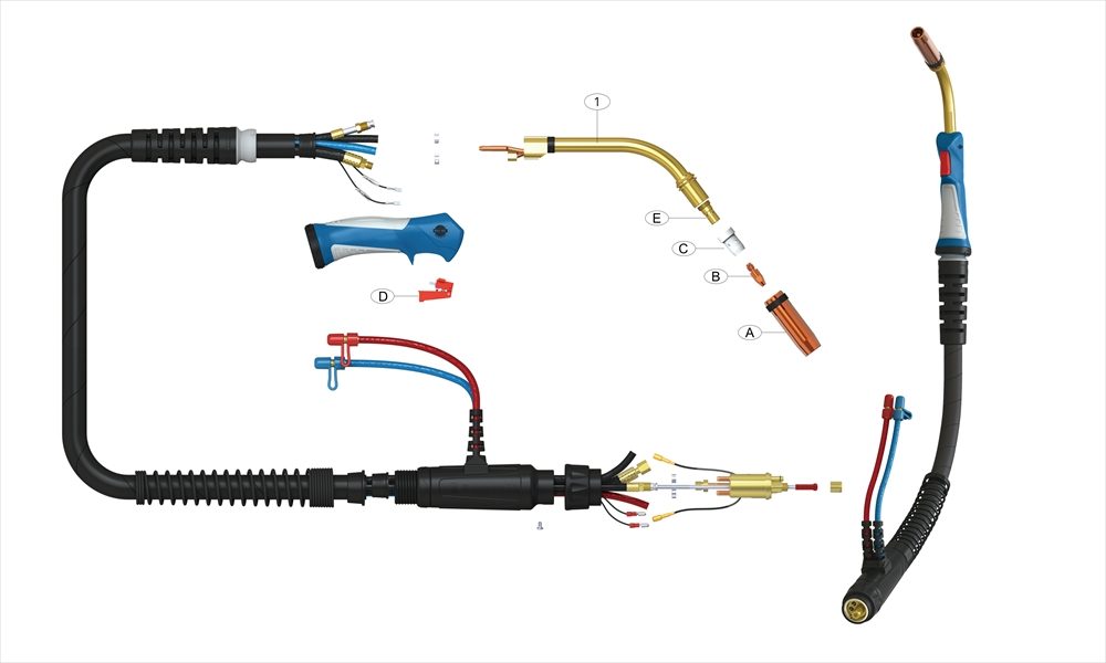 Max-Arc® MA501 Pro-Lite Water-Cooled MIG Welding Torch